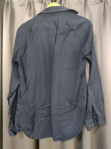 Nevy Blue Dotted Shirt