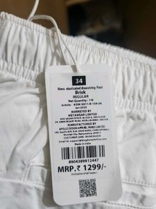 100% Cotton Open Hem Joggers - Brisk