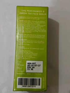 Niacinamide & Green Tea Face Serum