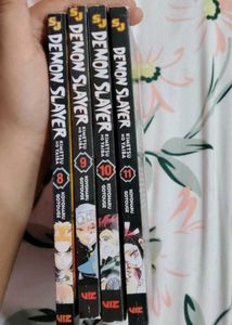 Demon Slayer Manga Volumes 8, 9,10 &amp; 11(season2)