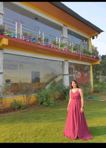 Burgundy Wrap Maxi Dress