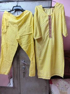 Yellow Kurta Set