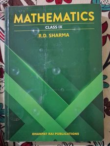 R.D. Sharma Mathematics Class IX