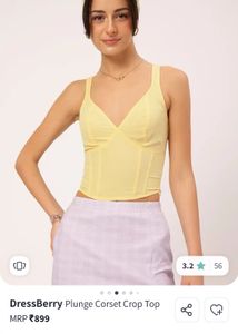 Chic Corset Crop Top