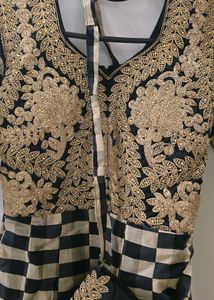 Elegant Embroidered Ethnic Gown