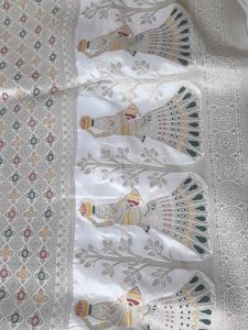 Pure Dola Silk Dyeable Saree