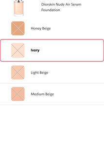 Diorskin Nude Air Serum Foundation (IVORY)