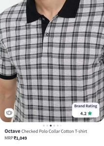 Octave Checkered Tshirt