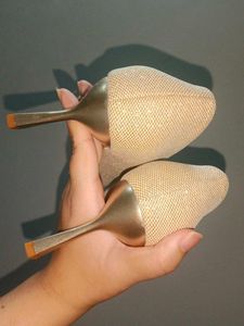 Elegant Gold Heels