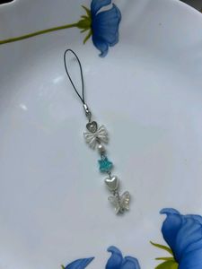 Blue Phone Charm