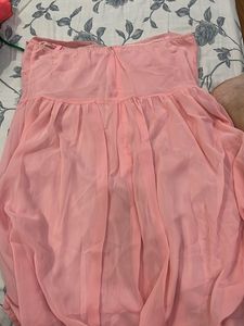 Pink Strapless Dress