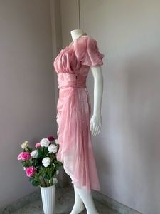 Soft Organza Pink Premium Dress
