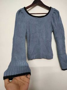 SALE 🛍️ Blue Crop Sweater