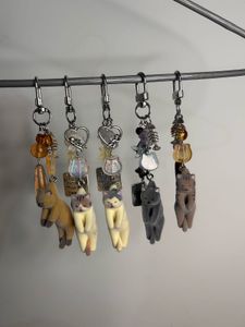 Japanese Gatcha Cat Keychain