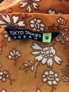 Orange Printed Dress(Women’s)