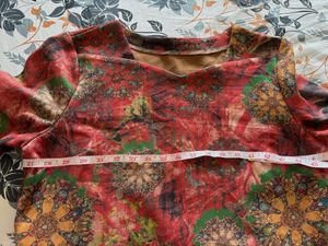 Red Floral Print Dress