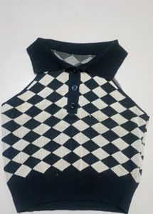 Diamond Pattern Vest Top