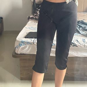 Black Leggings To Wear Under Saree Or Frock