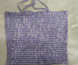 Cute Purple Ribbed Top