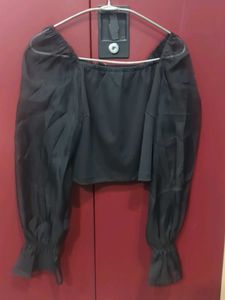 Chic Black Off-Shoulder Top