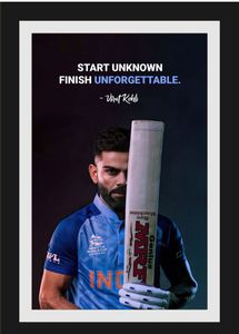 Virat Kohli Framed Print