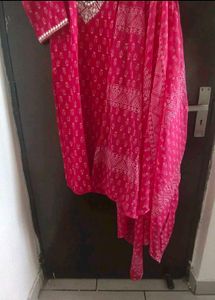 New Unused Embroidery Cotton Suit