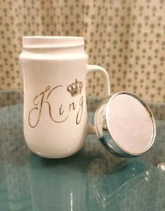 King Mug with Lid