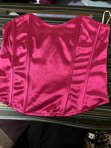 Urbanic Rose Pink Corset Top Women’s