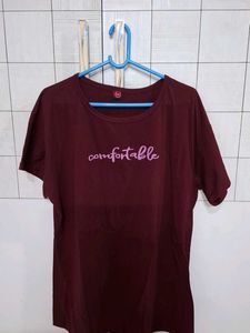 Comfortable Maroon T-shirt
