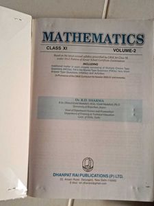 RD Sharma Mathematics Class 11