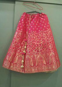 silk lahnga- choli -dupatta