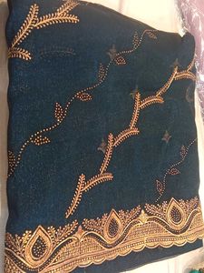 Elegant Embroidered Saree