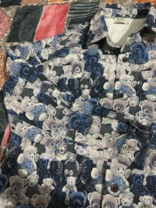 Novelty Teddy Bear Print Shirt
