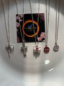 Anti-tarnished Charm Necklaces