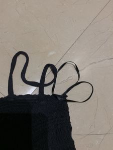 H&amp;M Black Strapless Top