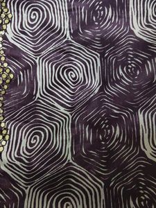Purple And White Saree