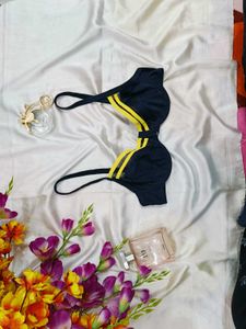 🇳🇿💫🎀black &amp; Yellow Bra