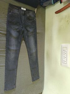Dark Gray Slim Fit Jeans