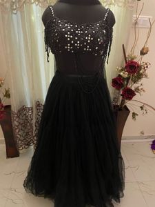 Black Embellished Lehenga Choli