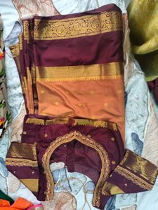 mysore silk Saree with Blouse