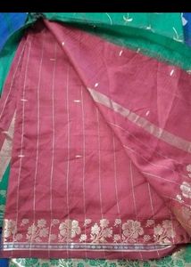 Green Embroidered Saree
