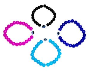 Evil Eye Bead Bracelets - Set of 4