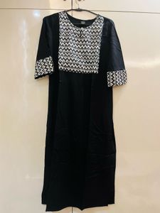Elegant Black Kurta
