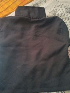 Chic Black Button-Down Top