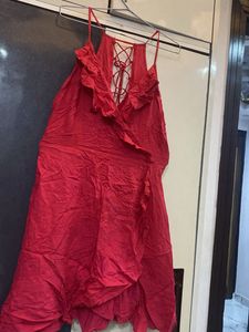 Red Mini Dress/ Perfect for christmas