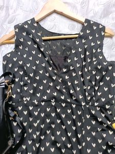 Heart Print Dress 🖤