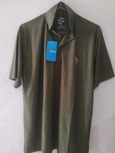 Olive Green Indian Terrain Polo - XL