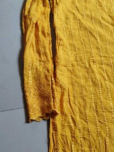 Yellow Kurta only top
