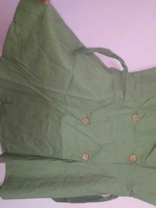 Olive Green Sleeveless Dress