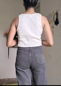 Grey Denim Jeans